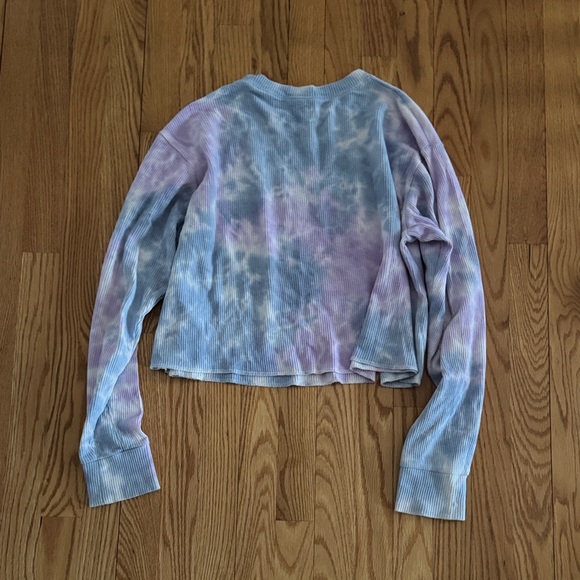 Wild Fable Purple and Blue Tie-Dye long sleeve - Picture 3 of 4